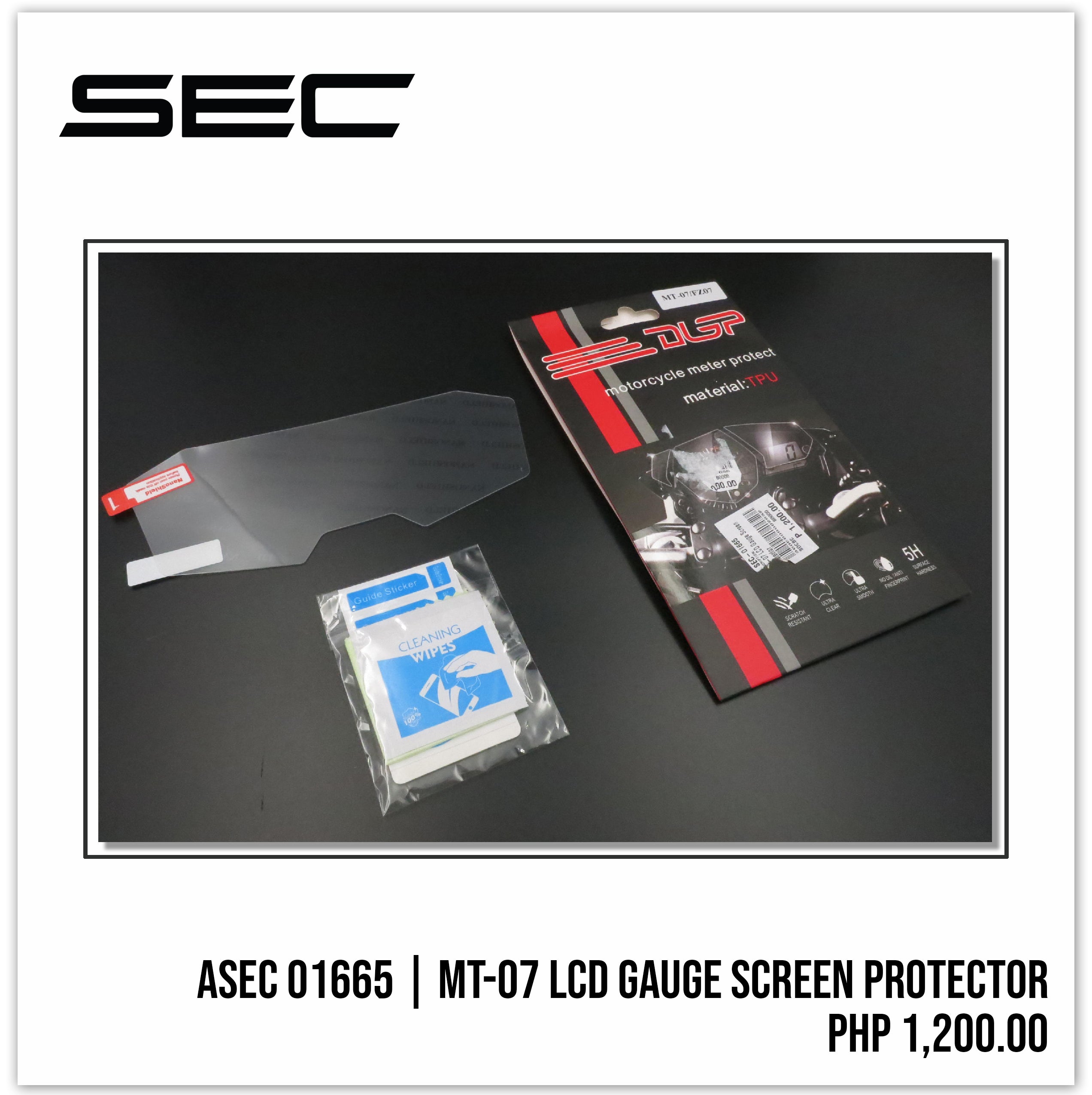 MT-07 LCD Gauge Screen Protector