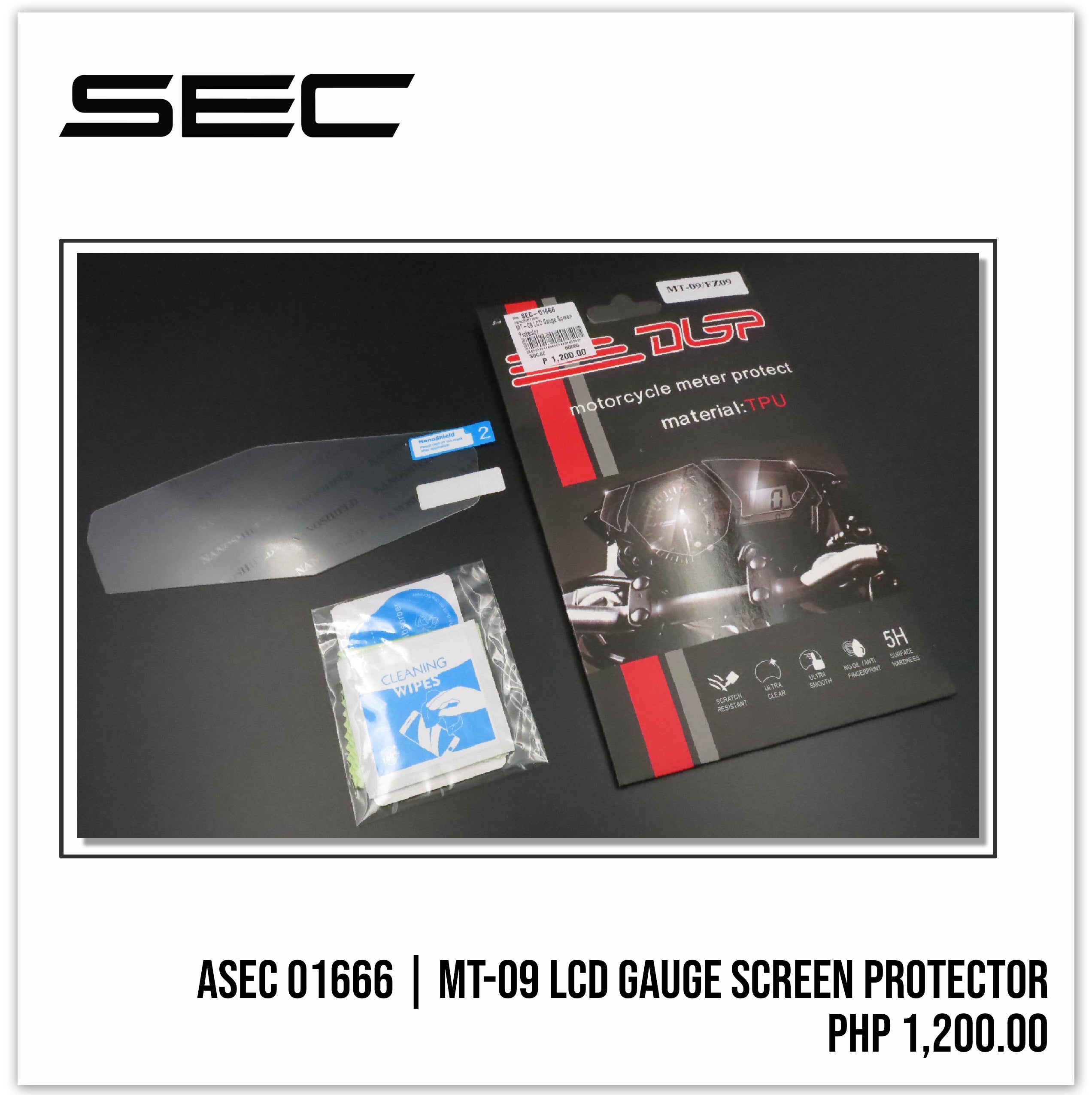 MT-09 LCD Gauge Screen Protector