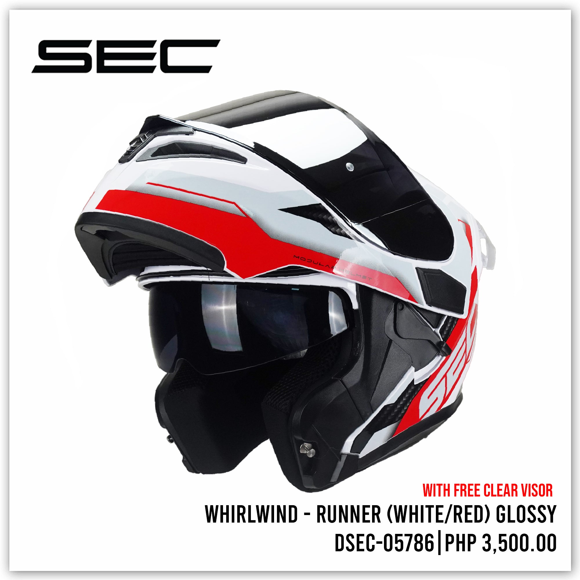 Whirlwind - Runner (White/Red)