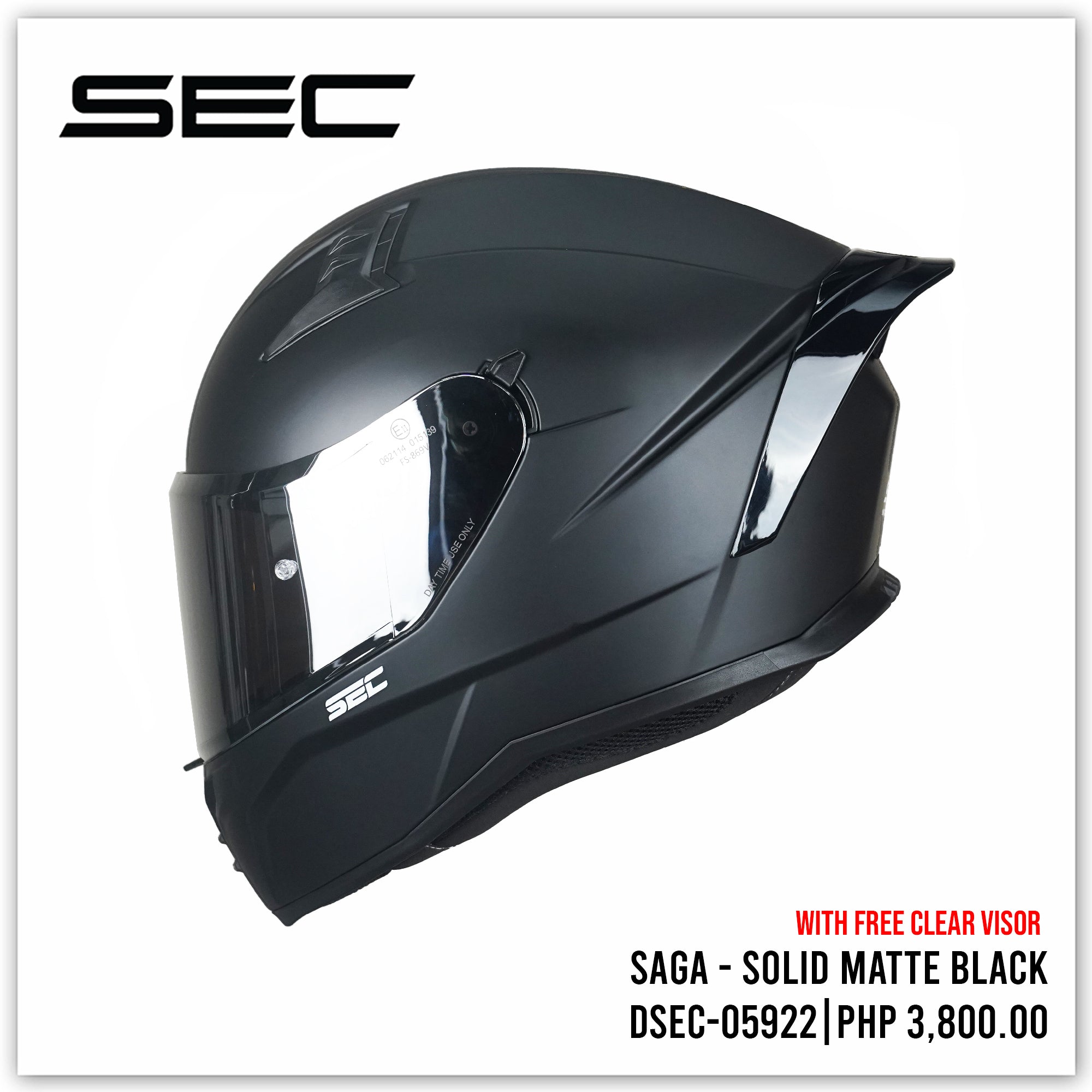 SAGA - Plain Matte Black