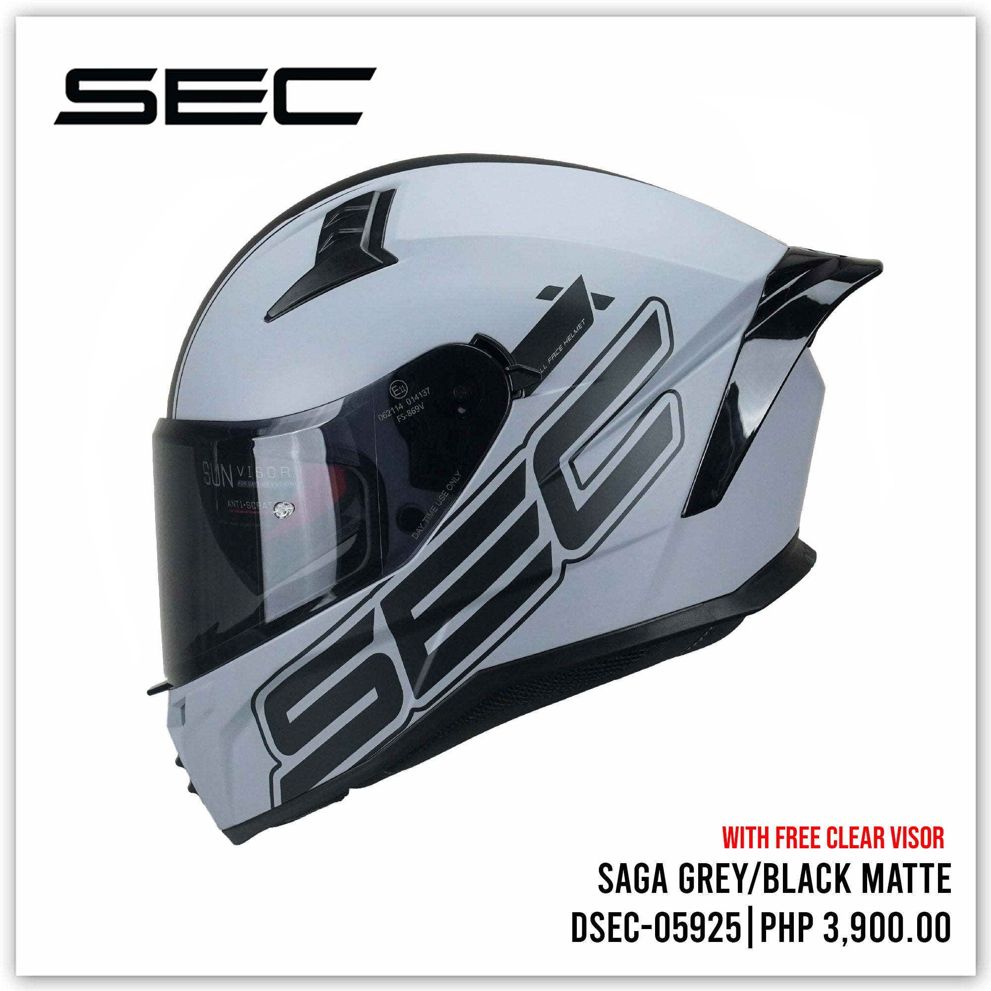 SAGA - Brand Grey/Black