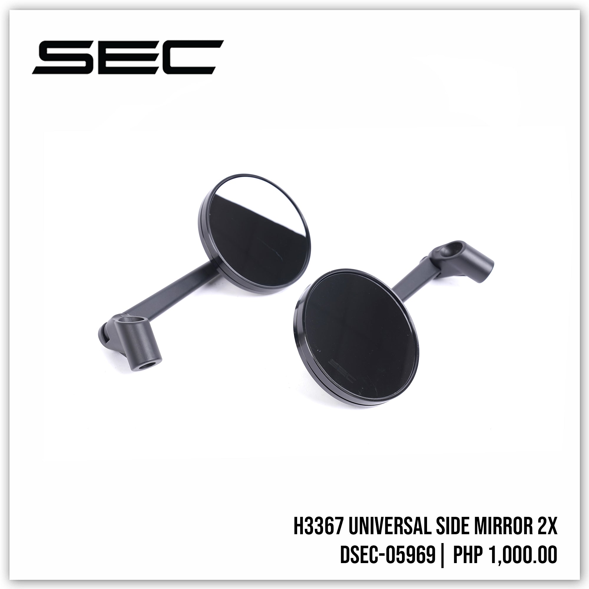 H3367 Universal side mirror 2X