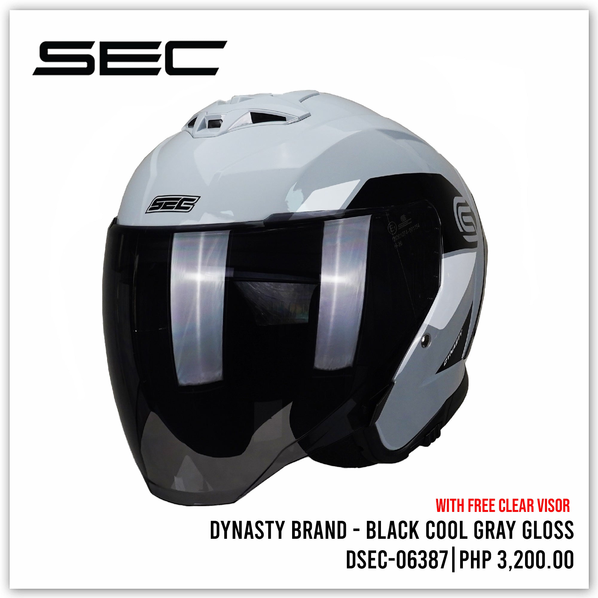 Dynasty - SEC (Cool Grey/Black) Glossy