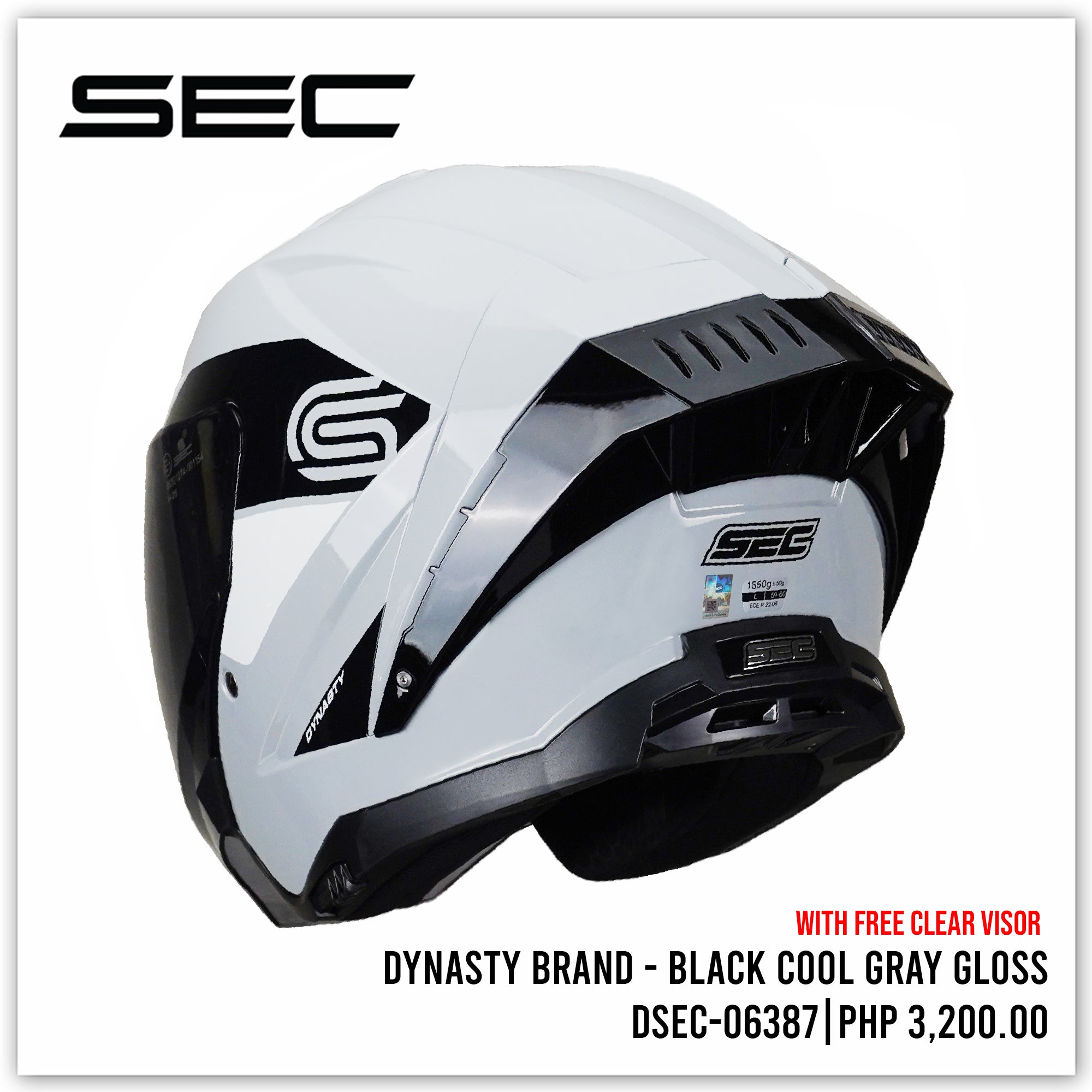 Dynasty - SEC (Cool Grey/Black) Glossy