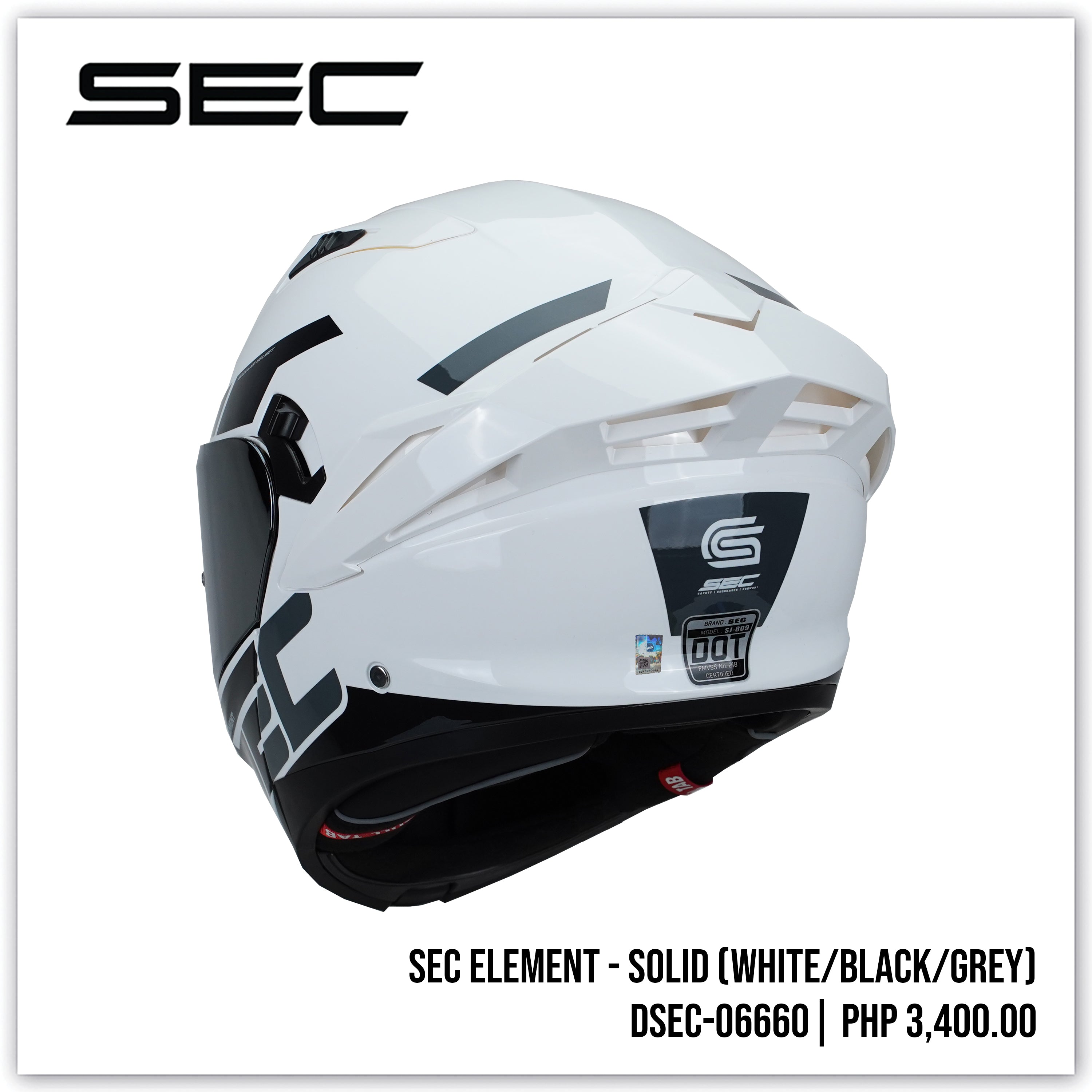 SEC ELEMENT - SOLID (WHITE/BLACK/GREY)