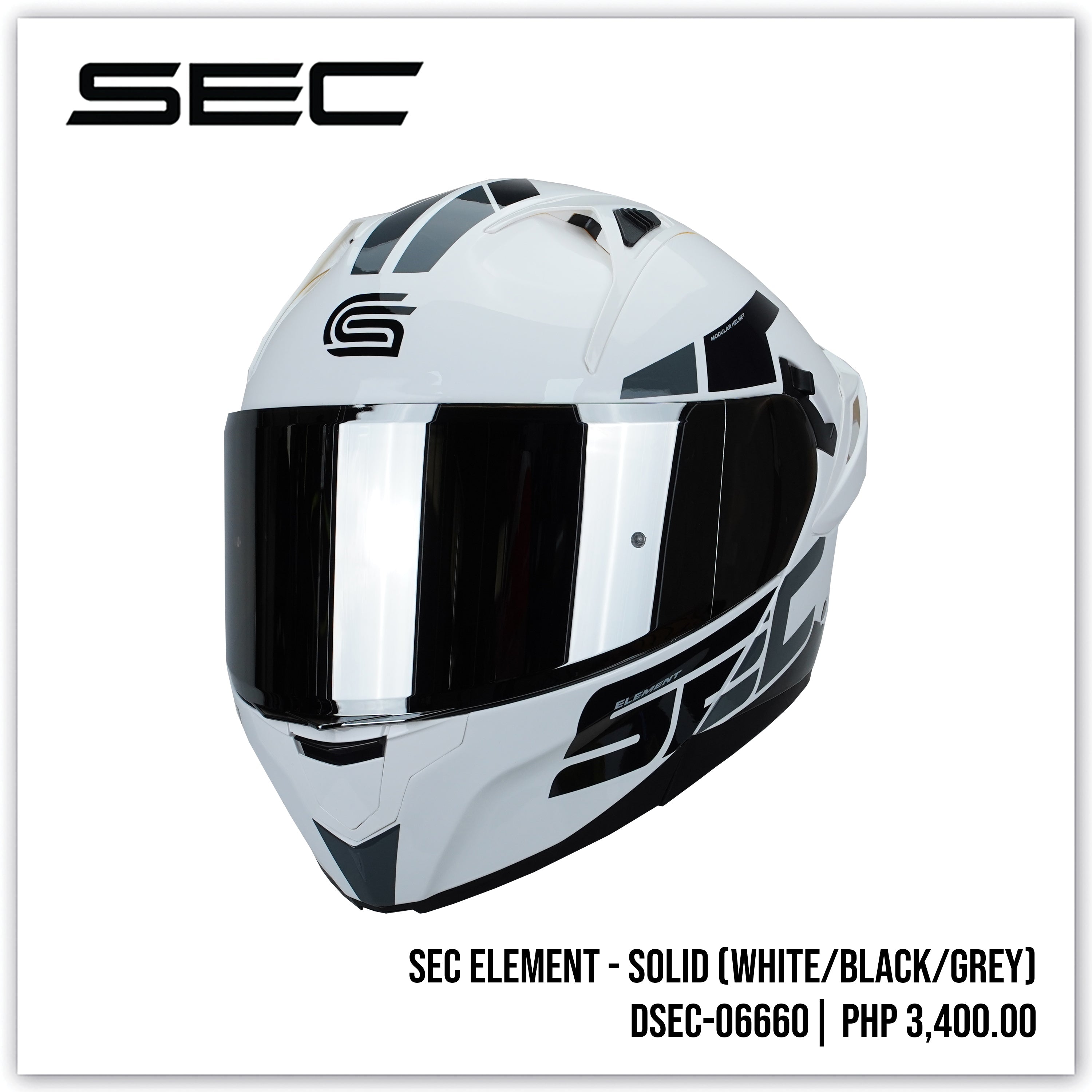 SEC ELEMENT - SOLID (WHITE/BLACK/GREY)