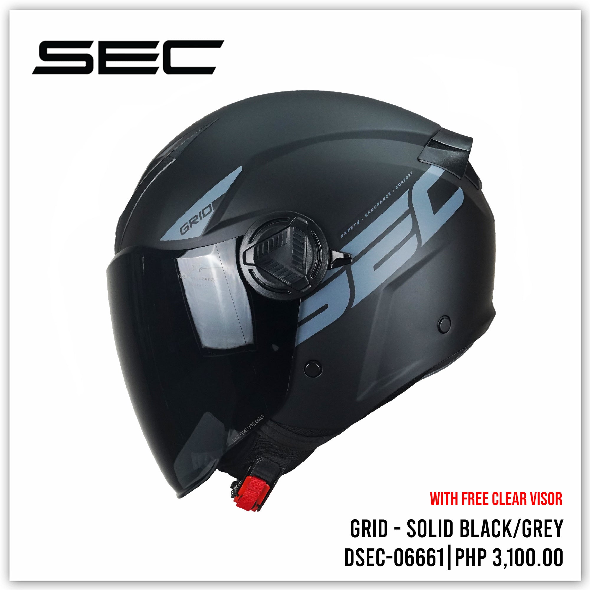 GRID - SOLID BLACK/GREY