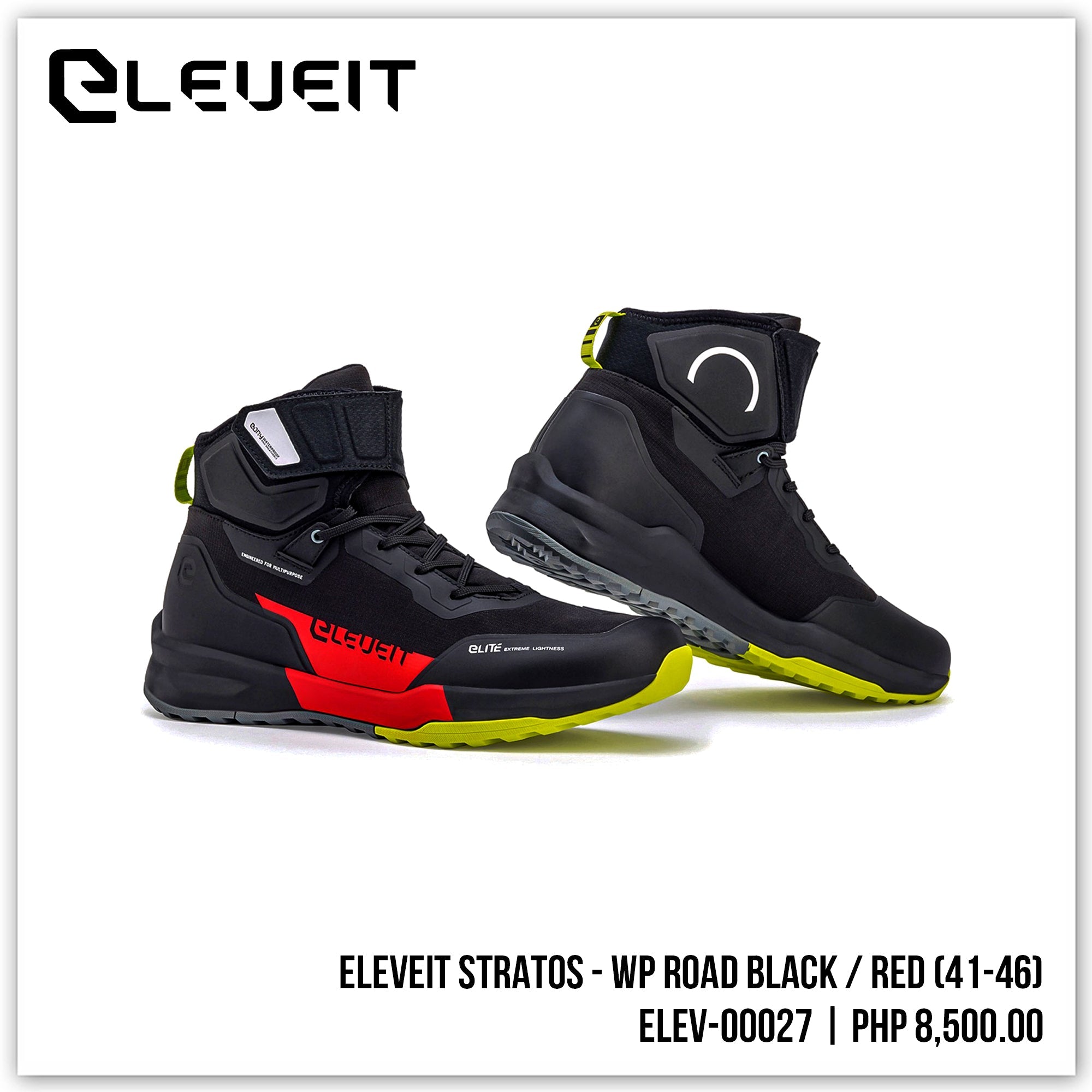 ELEVEIT STRATOS WP Road Black/Red