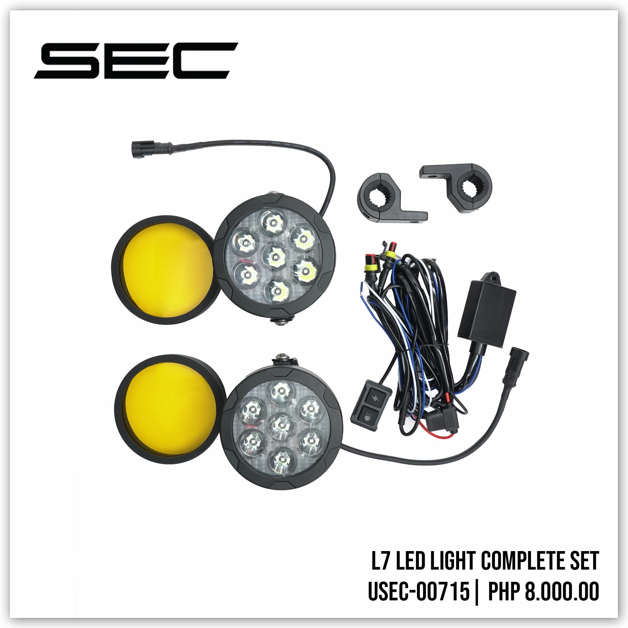 L7 Led Light complete set