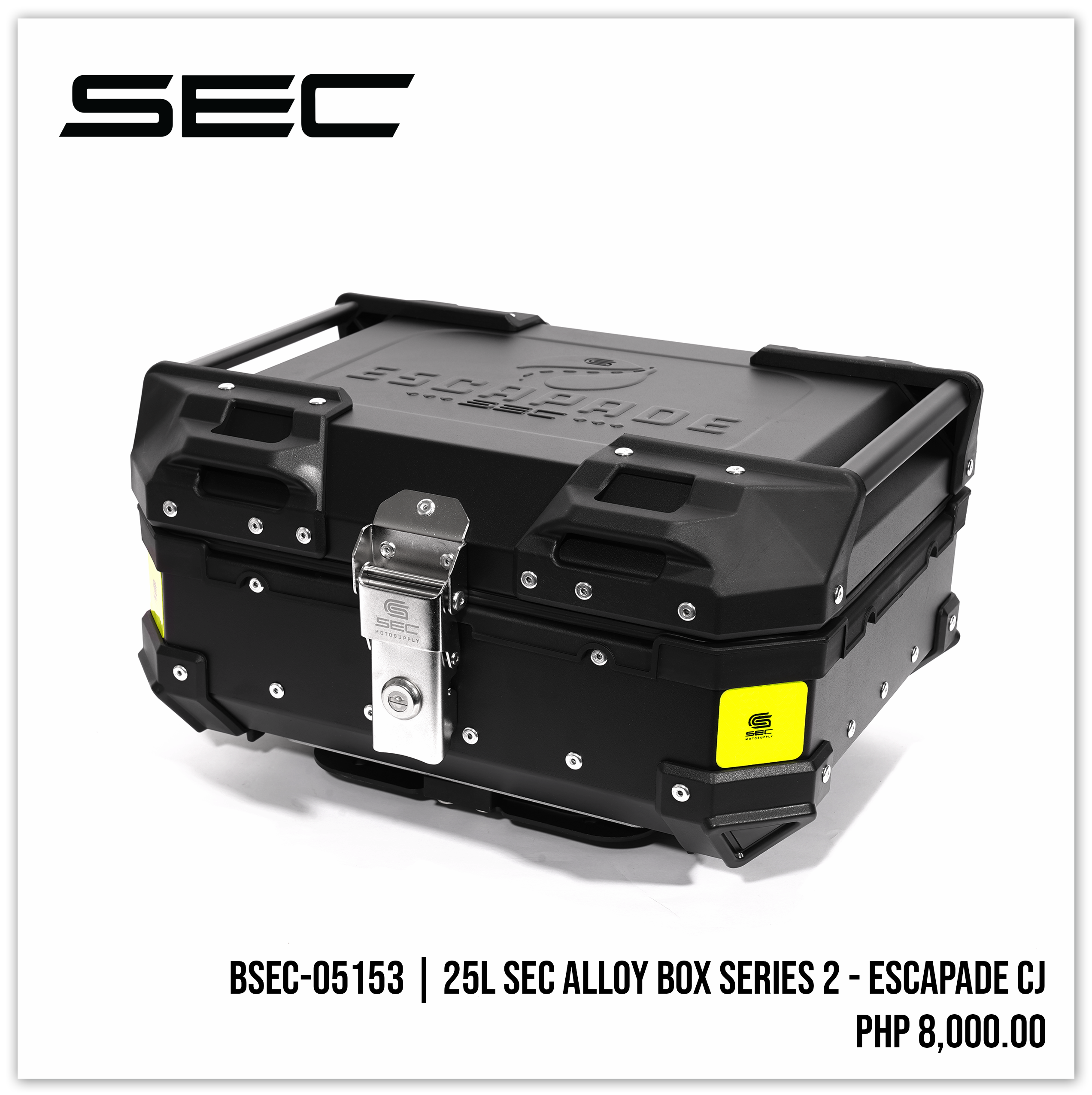 25L SEC Alloy Box Series 2 - ESCAPADE CJ