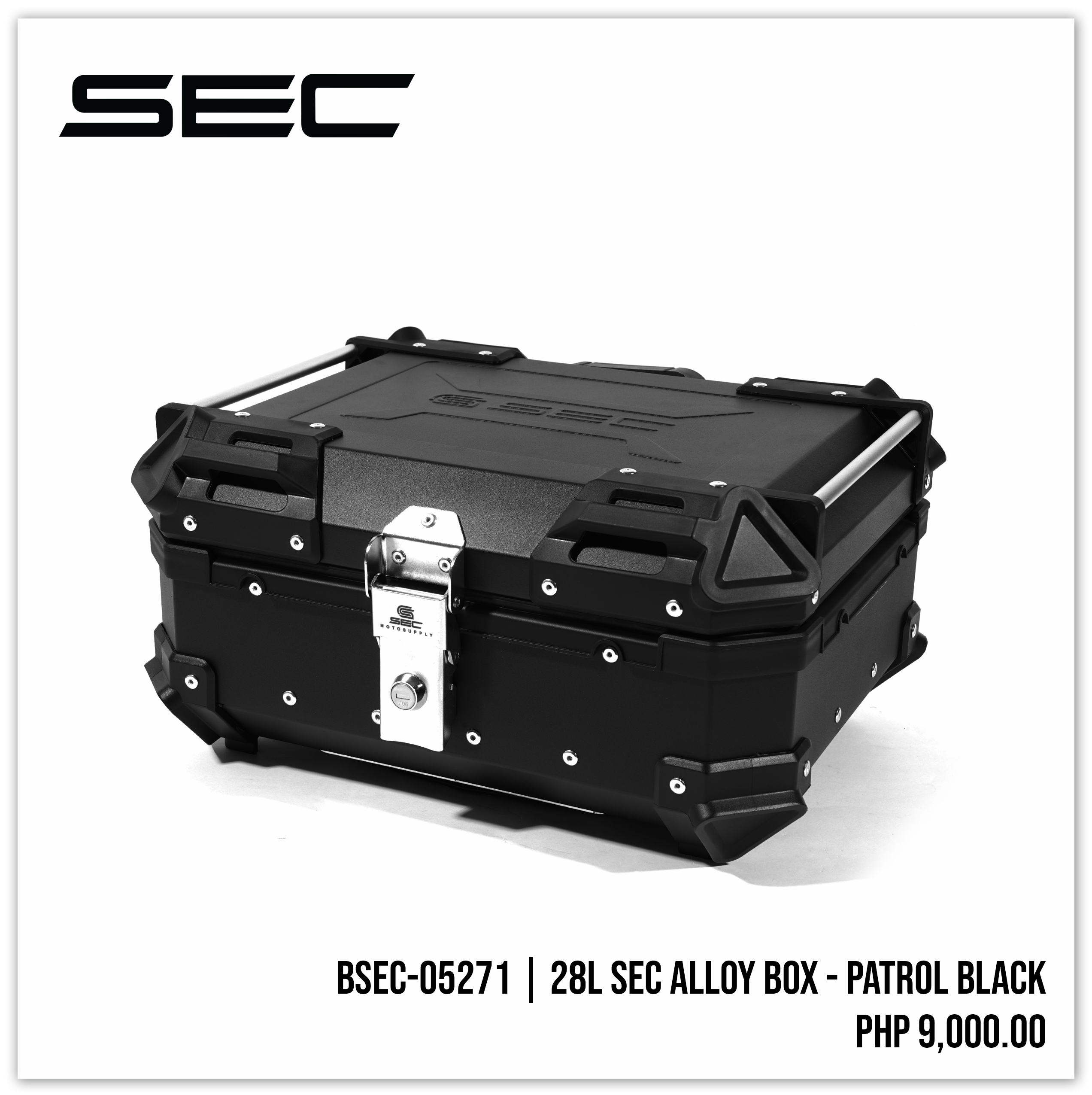 28L SEC Alloy Box - Patrol Black