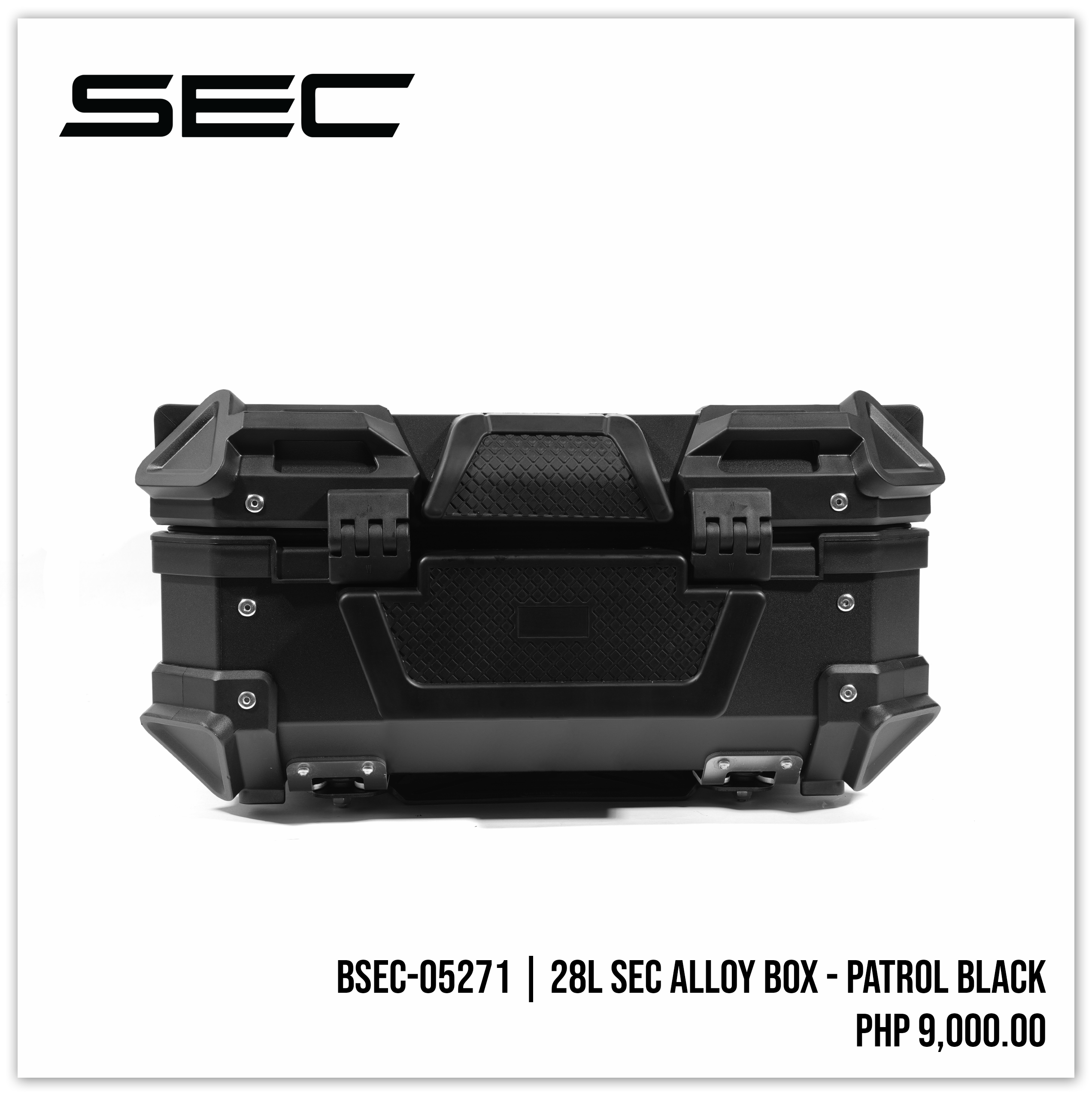 28L SEC Alloy Box - Patrol Black