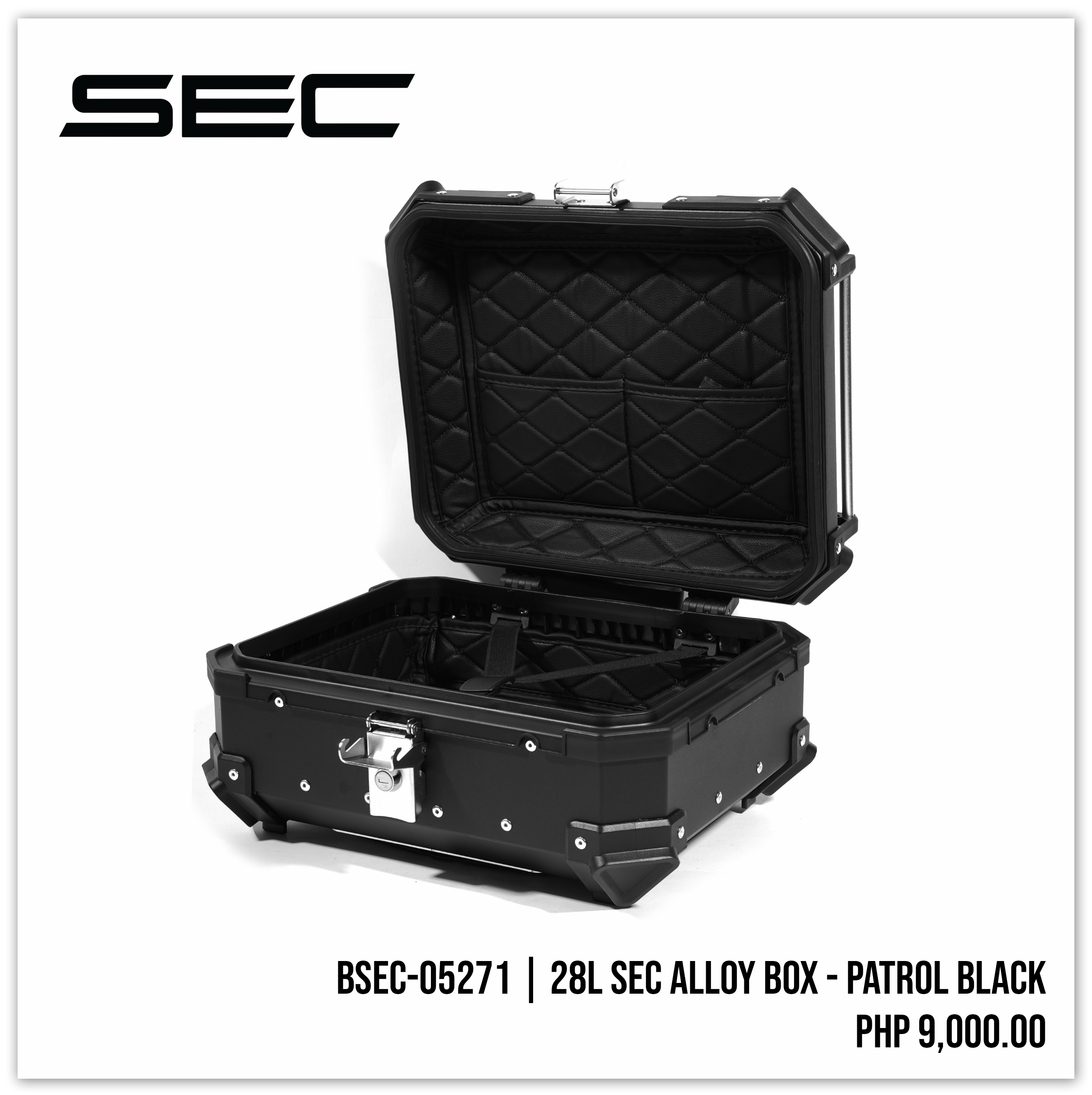 28L SEC Alloy Box - Patrol Black