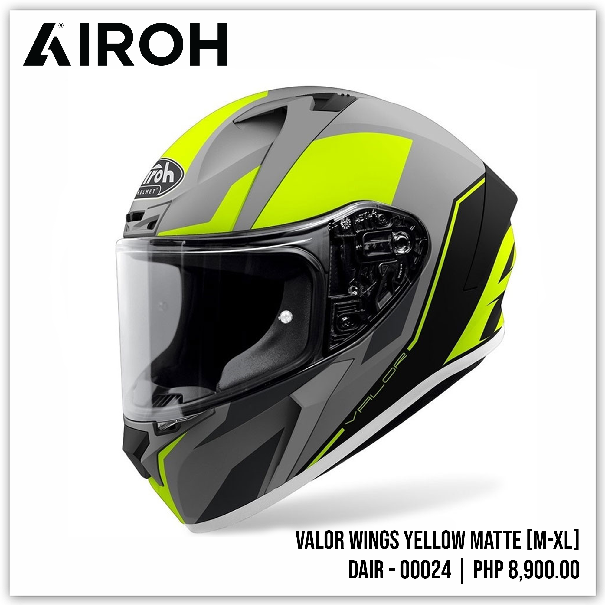 VALOR WINGS YELLOW MATTE