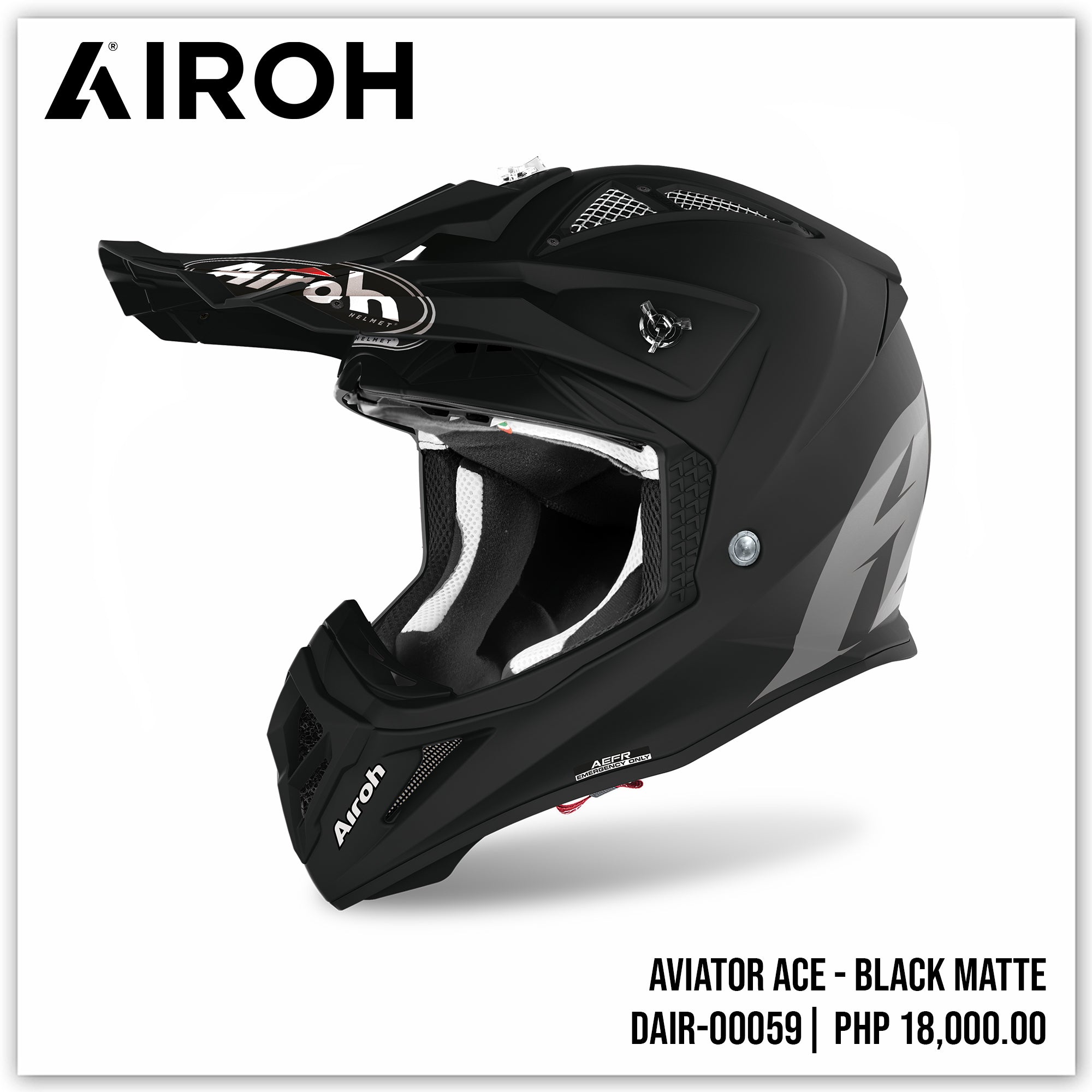 AVIATOR ACE COLOR BLACK MATTE