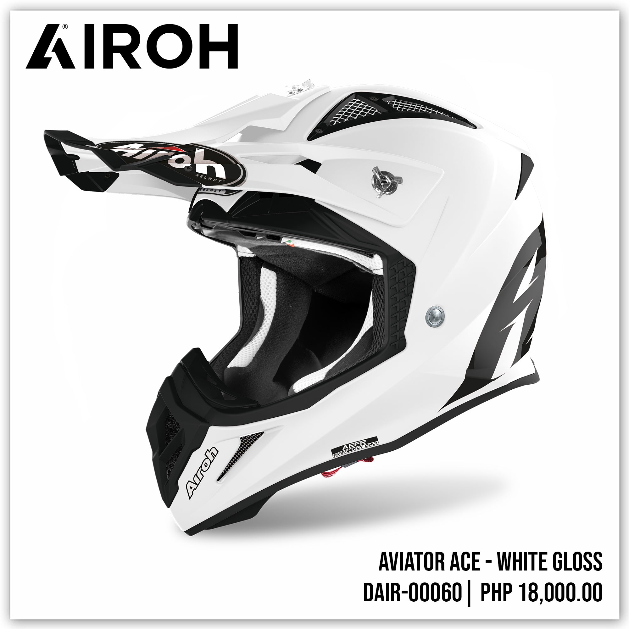 AVIATOR ACE COLOR WHITE GLOSS