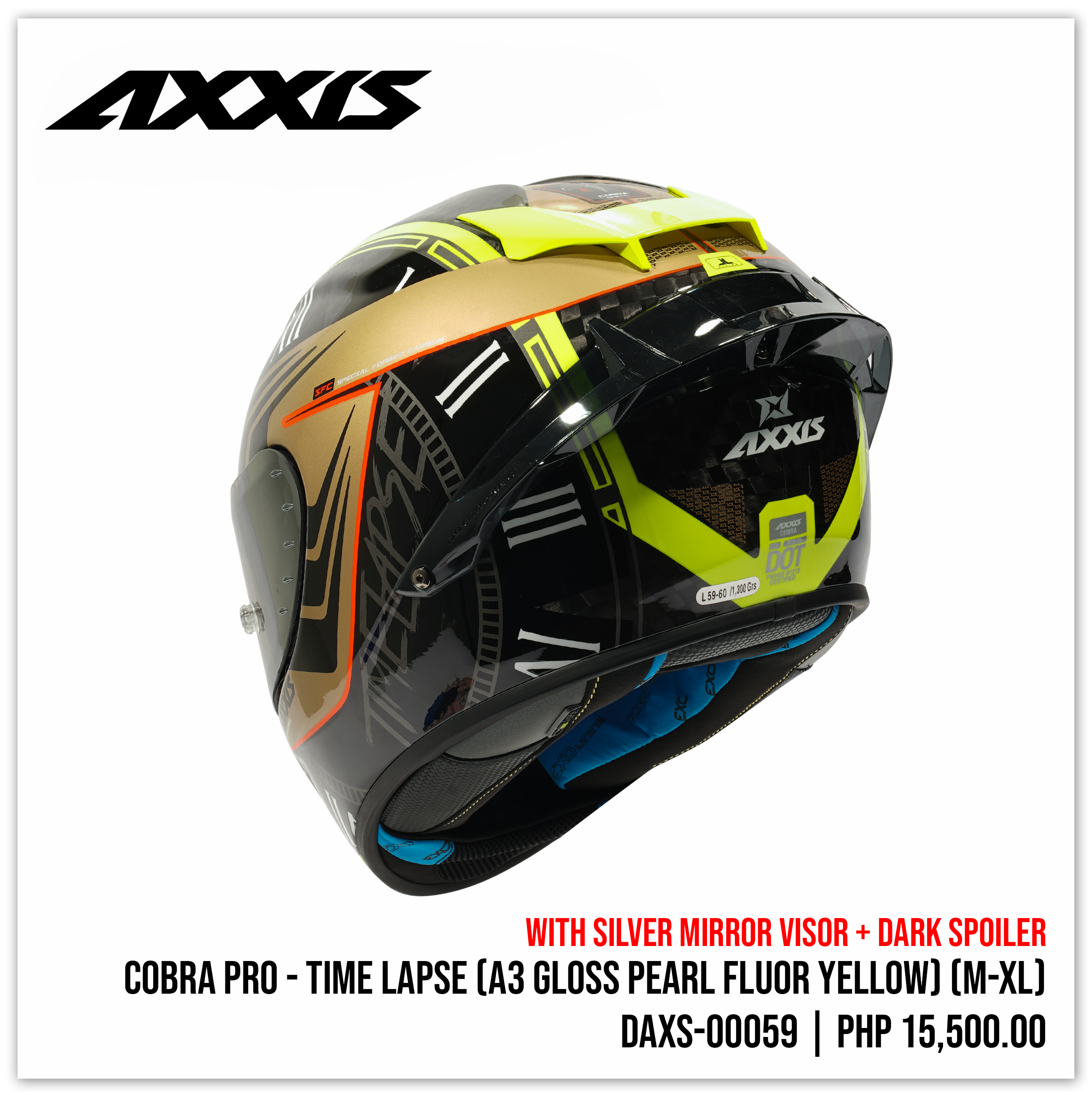 Cobra Pro - TIME LAPSE (A3 Gloss Pearl Fluor Yellow)