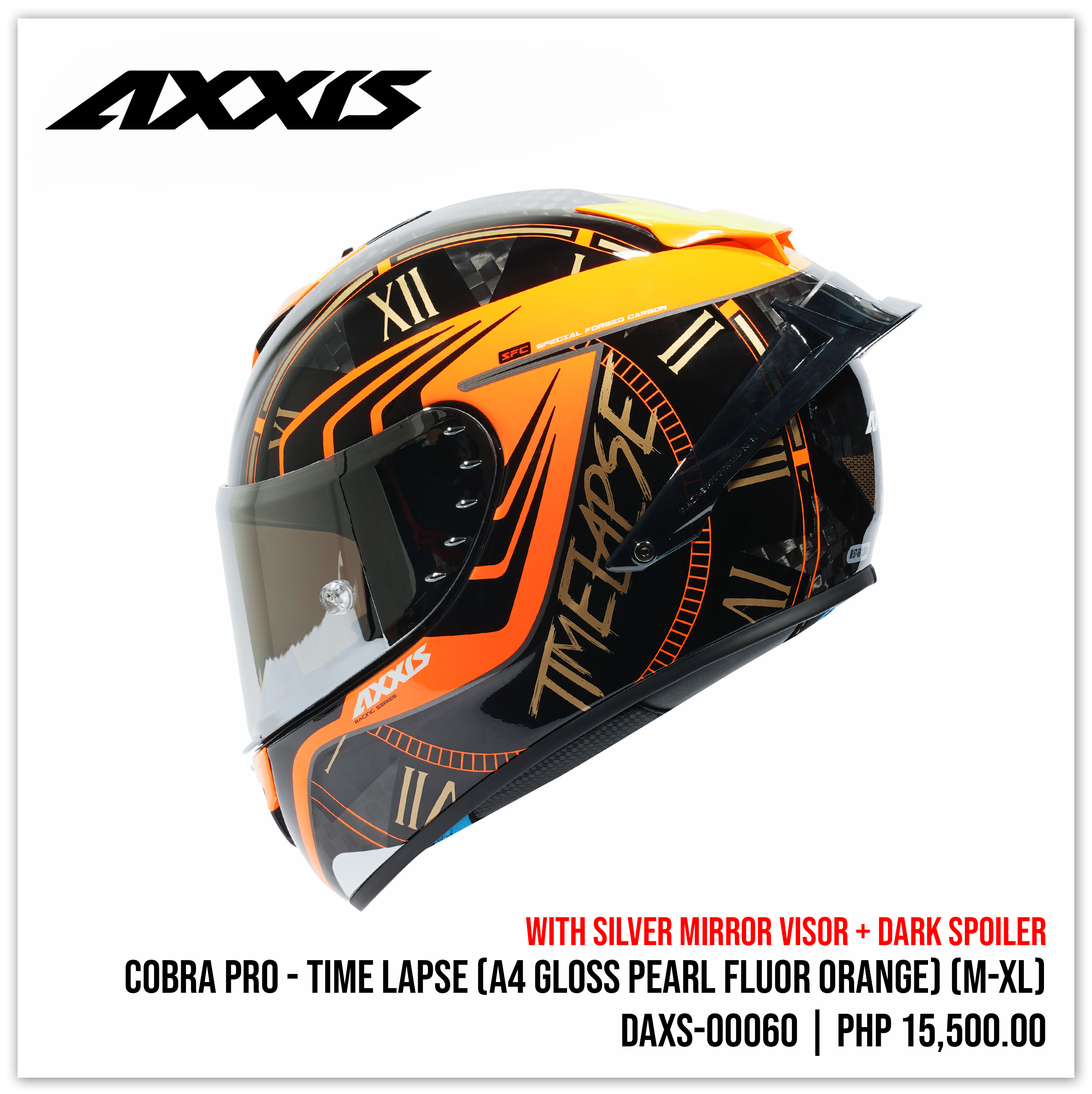 Cobra Pro - TIME LAPSE (A4 Gloss Pearl Fluor Orange)