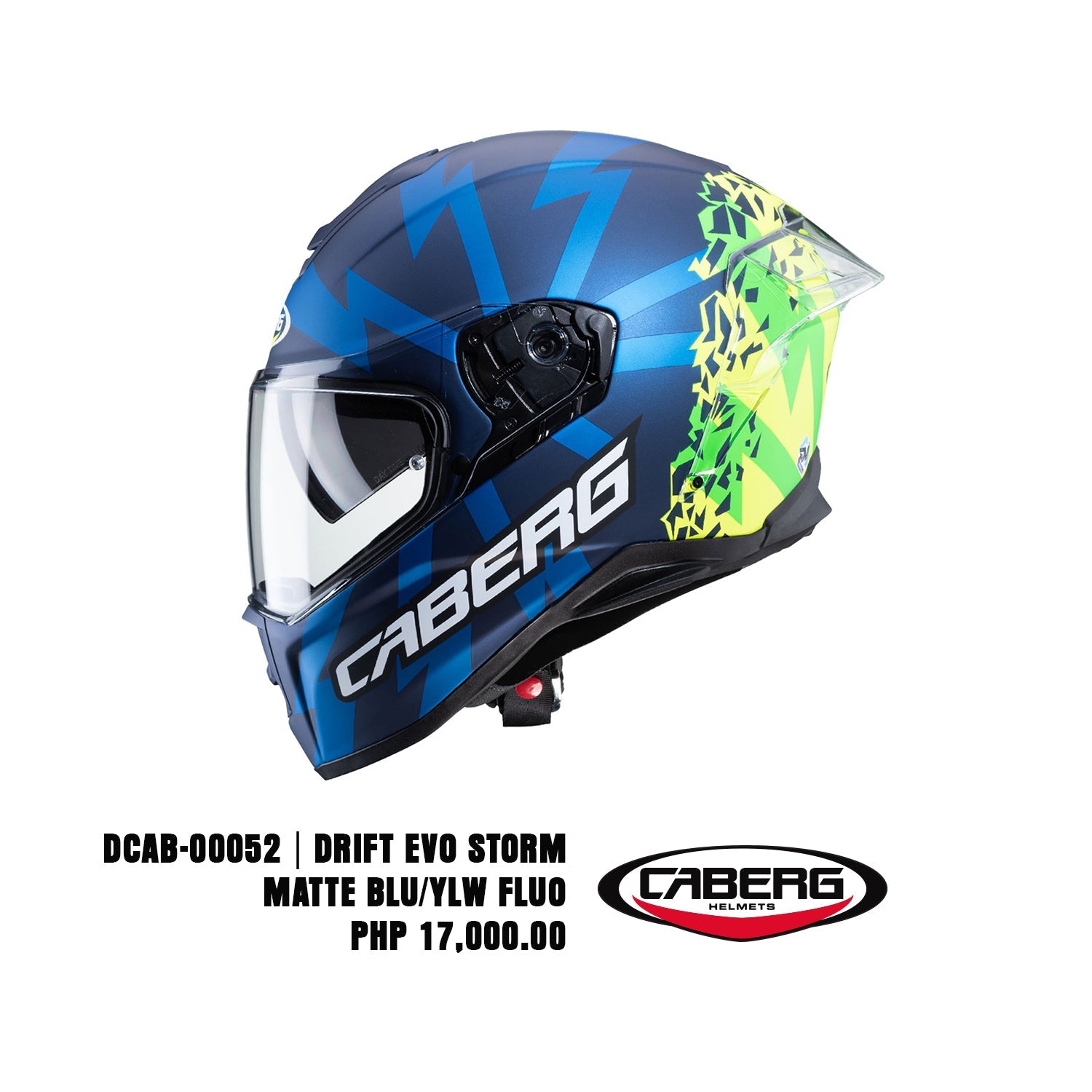 Drift Evo Storm - Matt Blue/Yellow Fluo