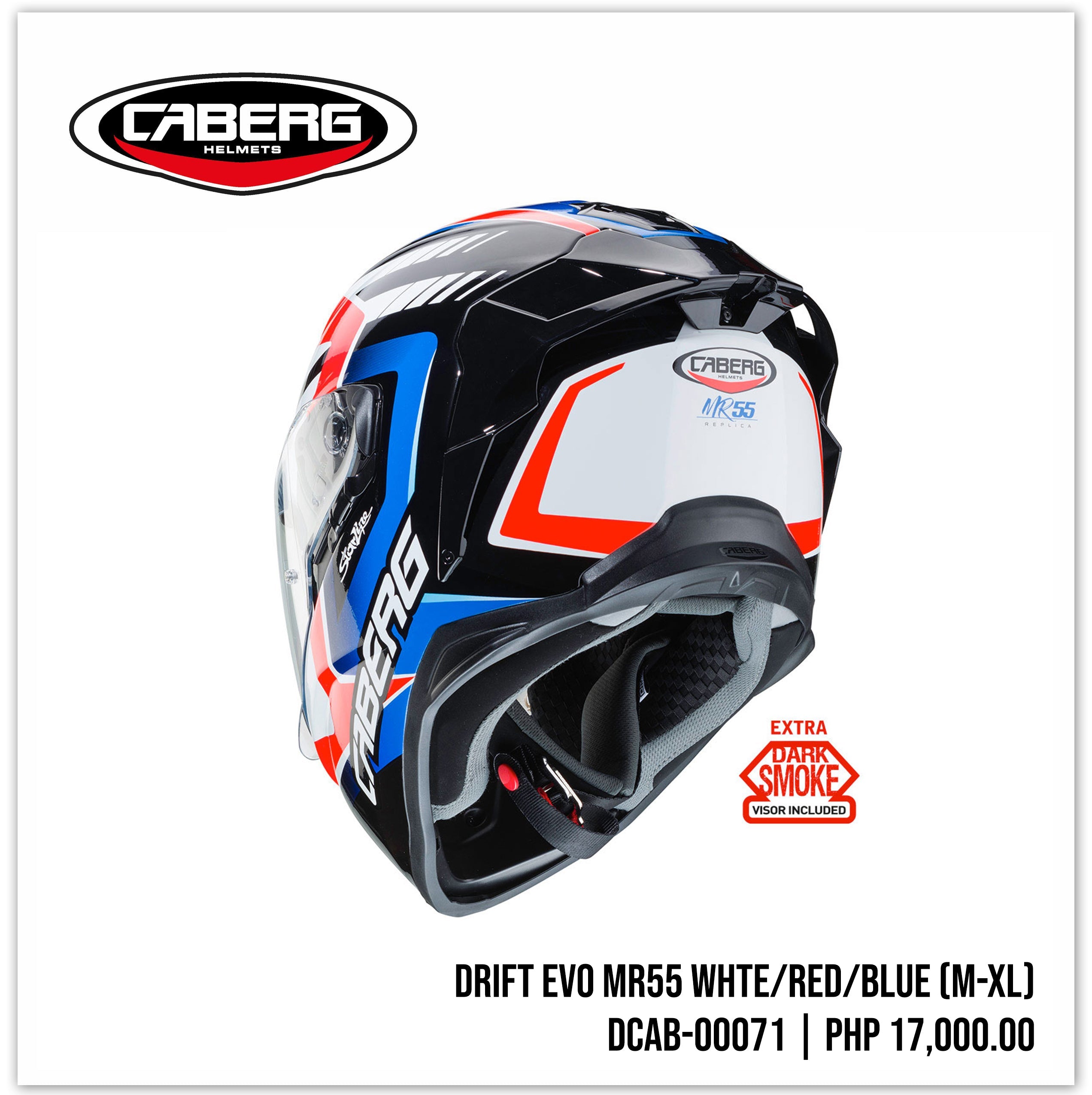 Drift Evo MR55 White/Red/Blue