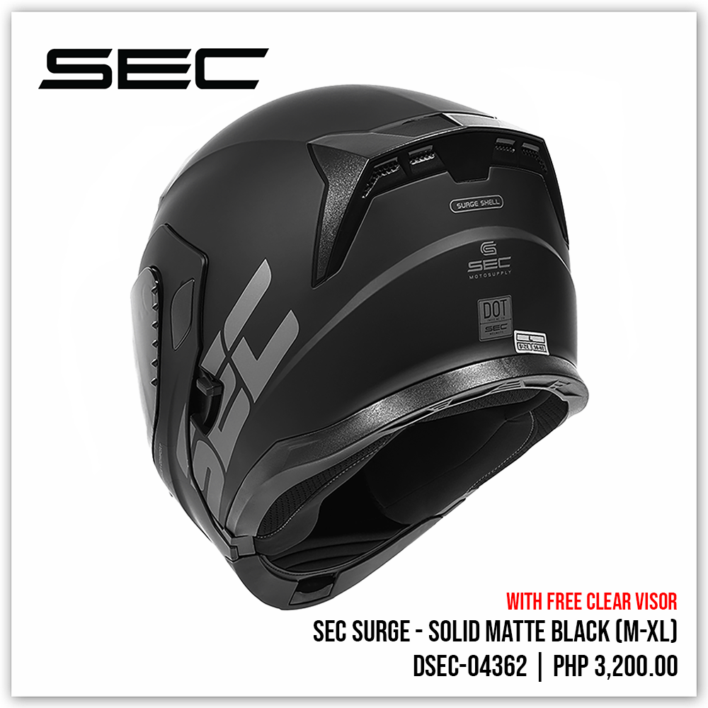 SEC Surge - Solid Matte Black