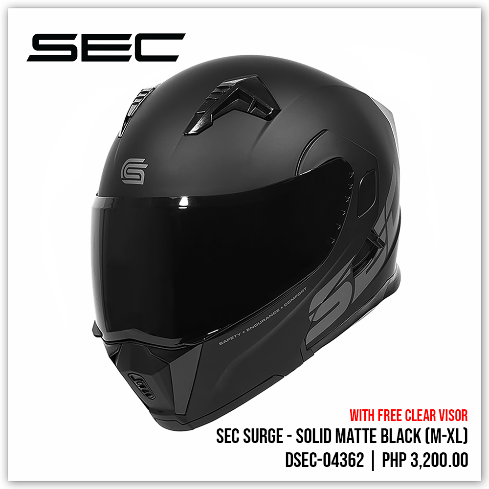 SEC Surge - Solid Matte Black