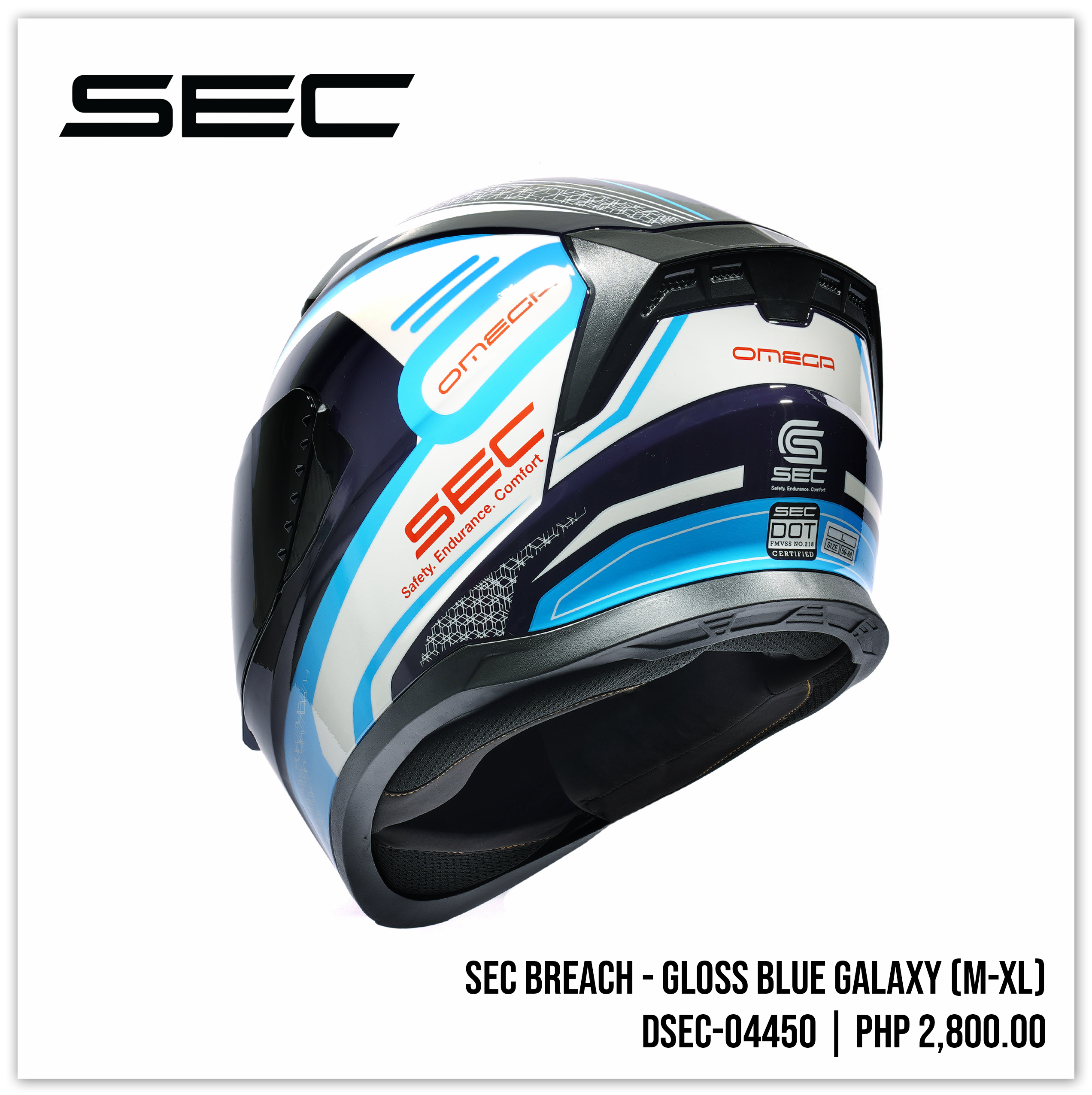 SEC Breach - Gloss Blue Galaxy