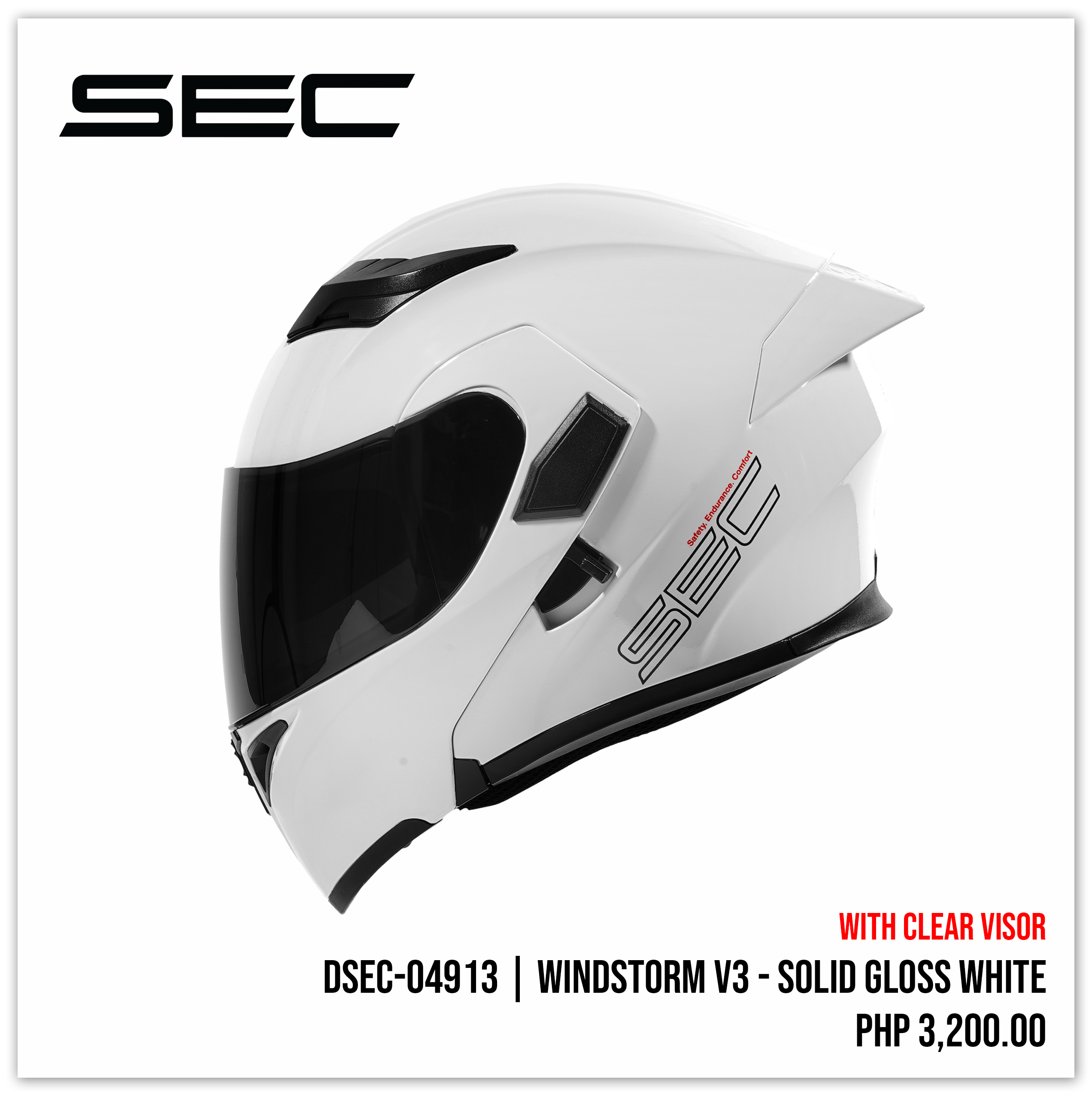 Windstorm V3 - Solid Gloss White