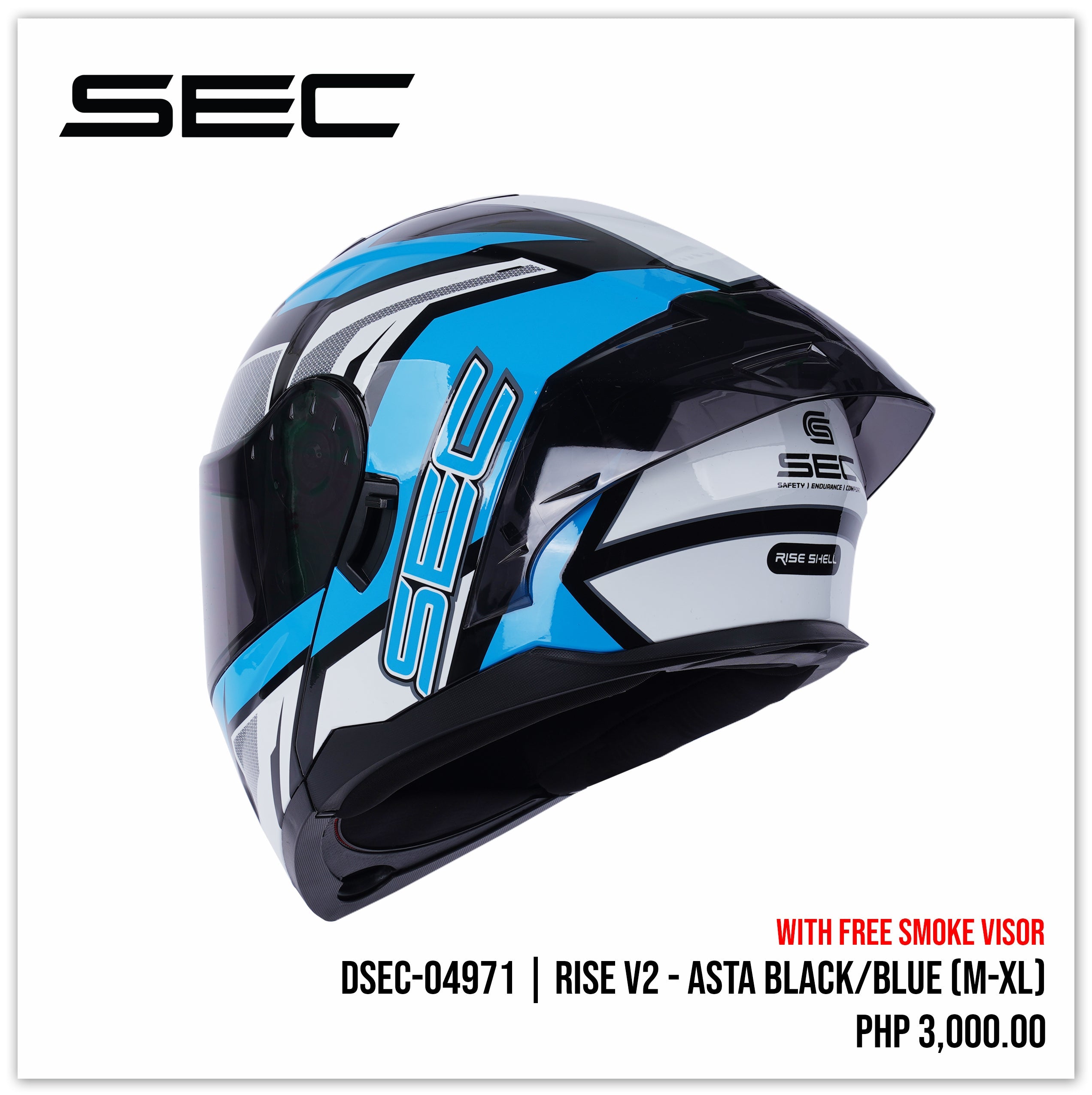 Rise V2 - Asta (Black/Blue)