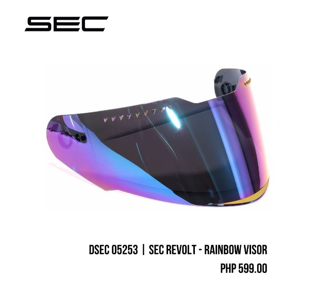 SEC Revolt - Rainbow Visor