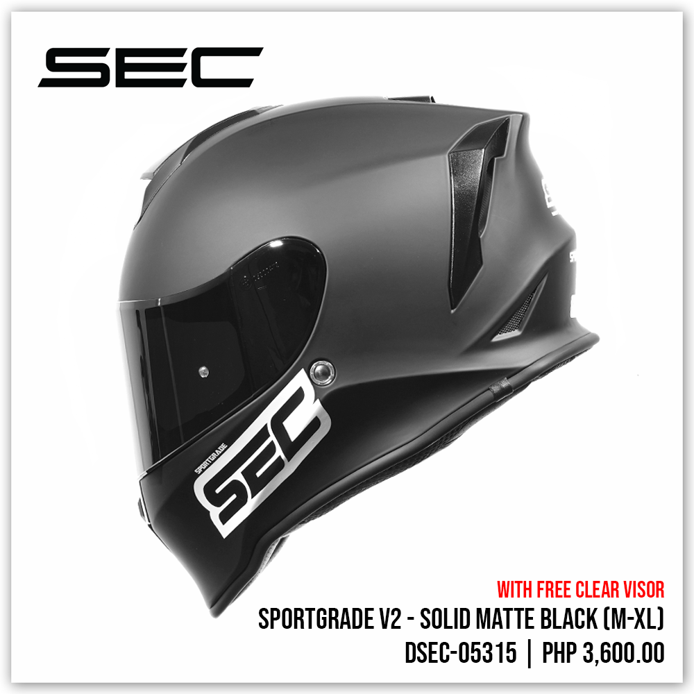 Sportgrade V2 - Solid Matte Black