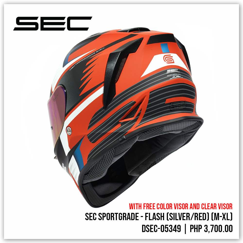 SEC Sportgrade - Flash (Silver/Red)