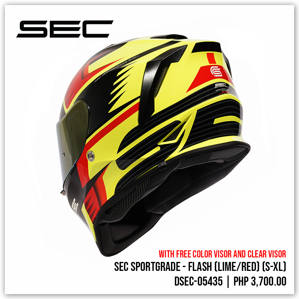 SEC Sportgrade - Flash (Lime/ Red)