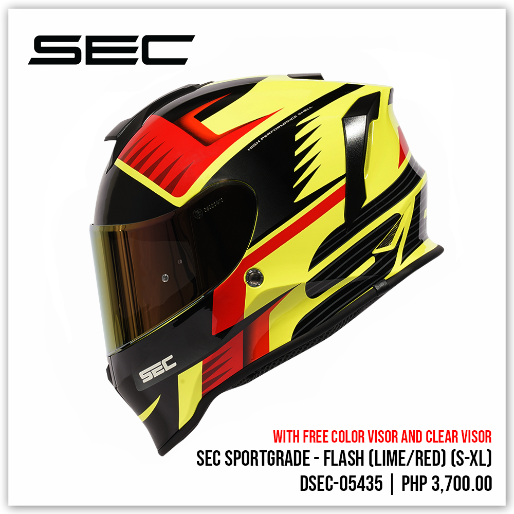 SEC Sportgrade - Flash (Lime/ Red)