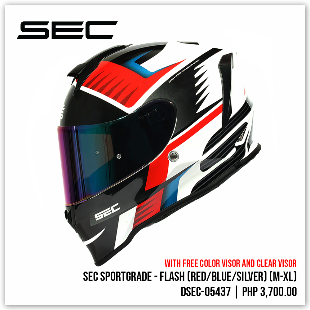 SEC Sportgrade - Flash (Red/ Blue/ SILVER)