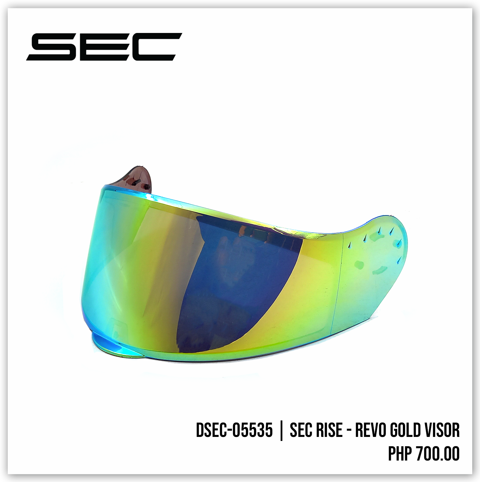 SEC RISE - REVO GOLD VISOR