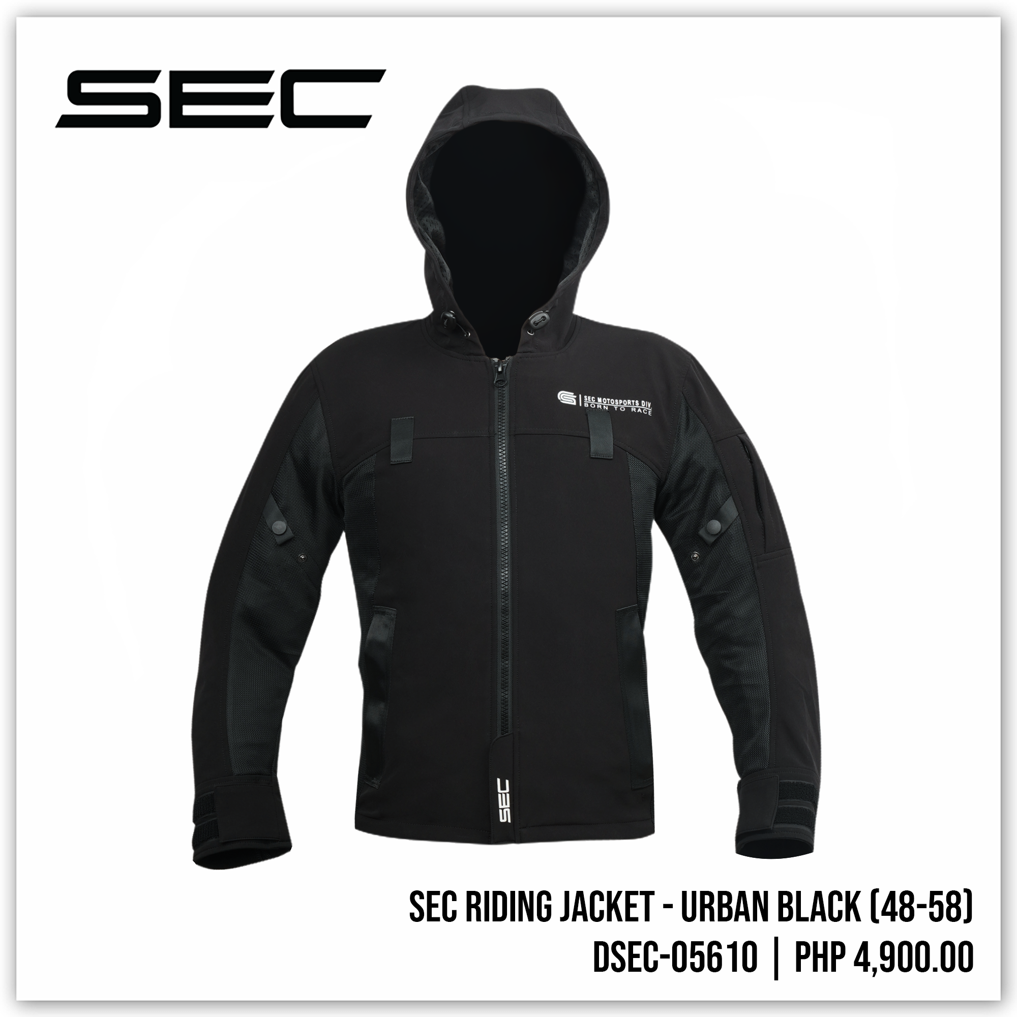 SEC Riding Jacket - Urban Black