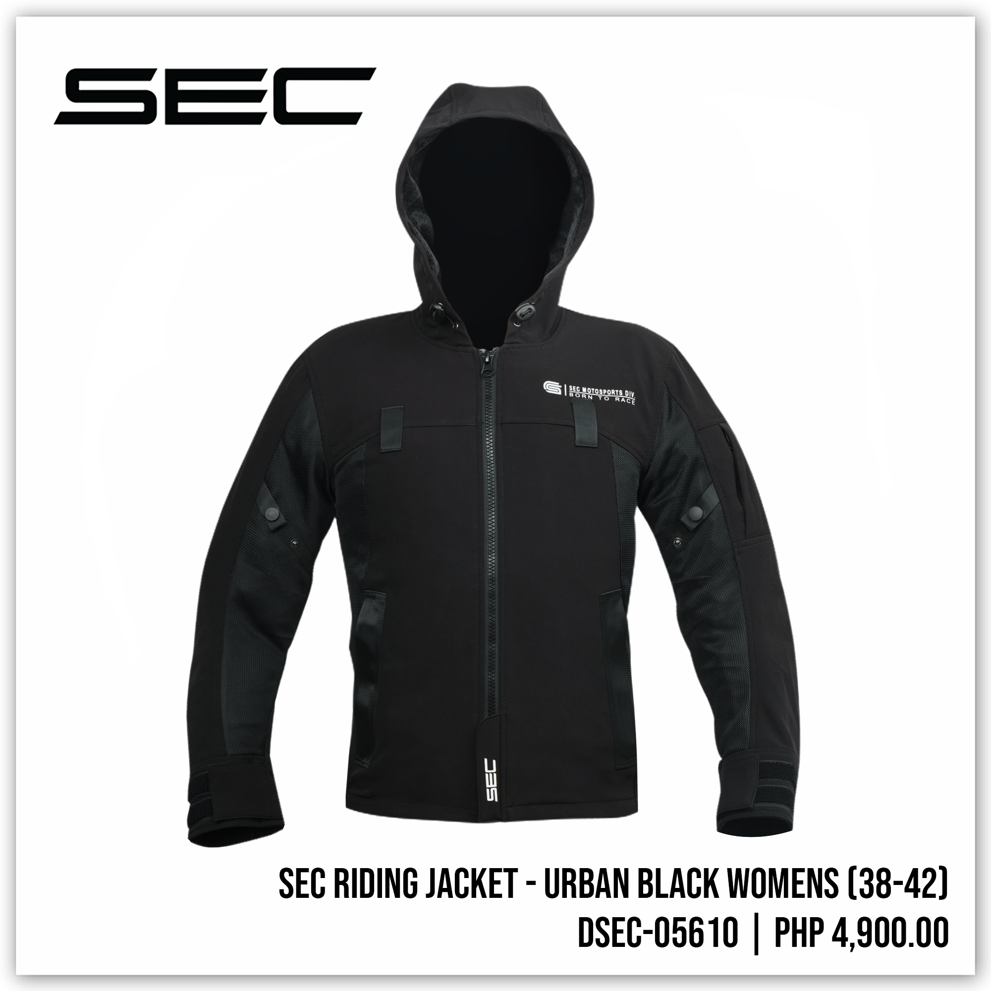 SEC Riding Jacket - Urban Black Womens