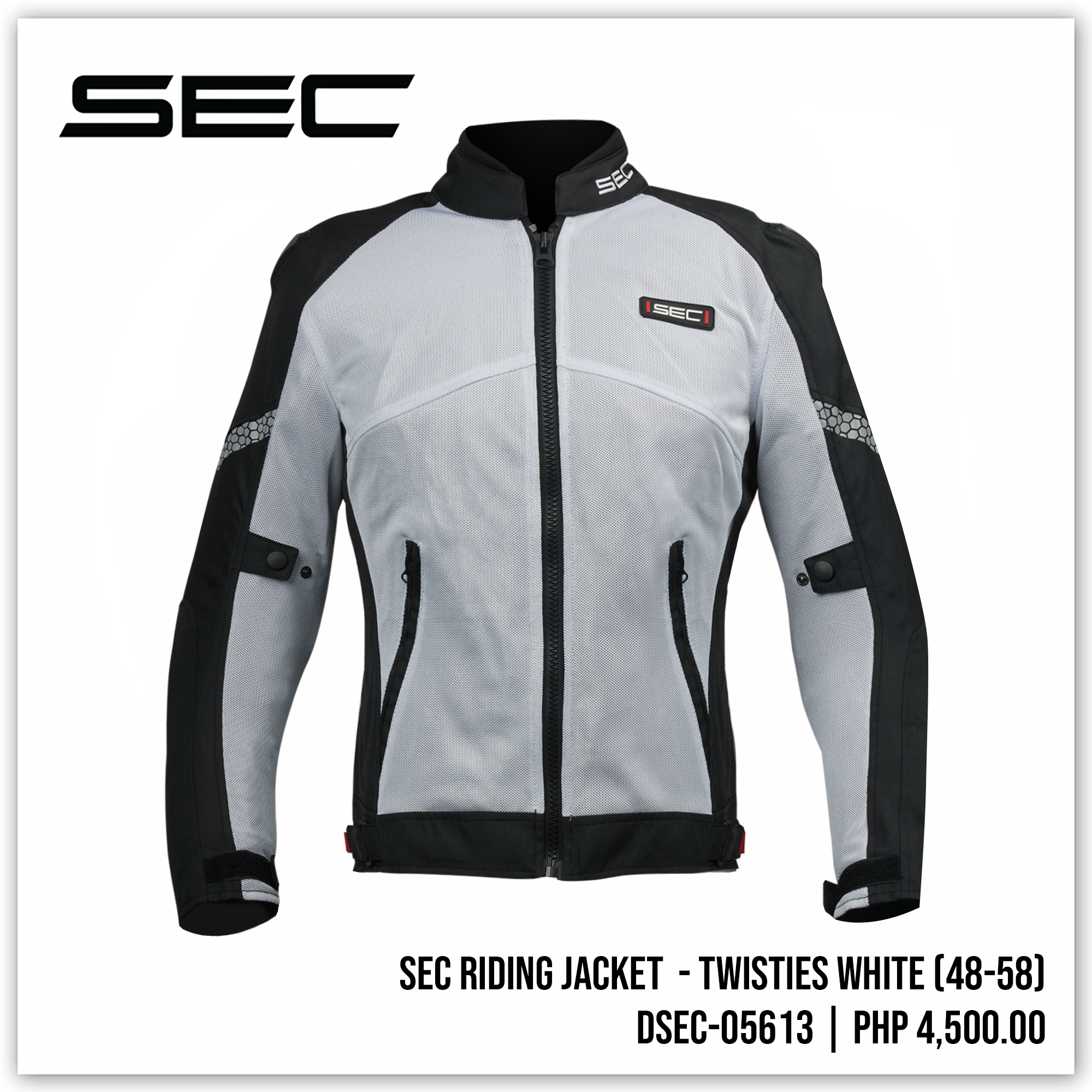 SEC Riding Jacket - Twisties White