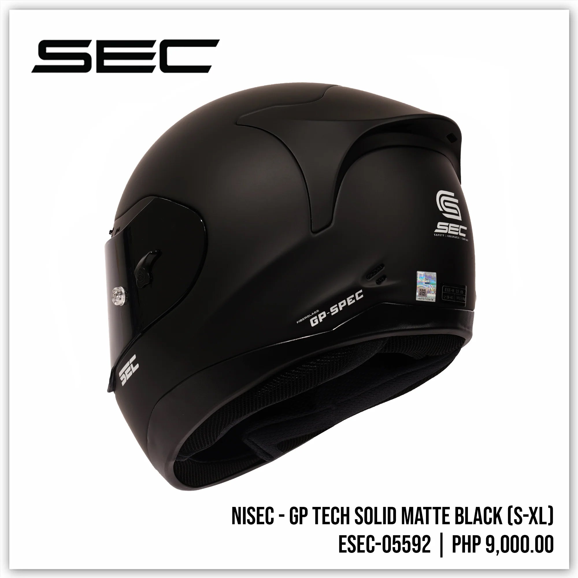 NISEC - GP-TECH Solid Matte Black